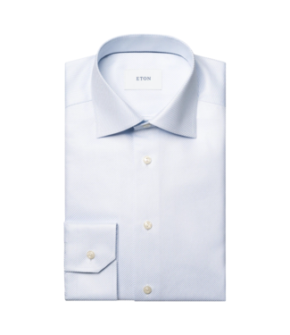 Eton Solid King Twill Shirt - Contemporary