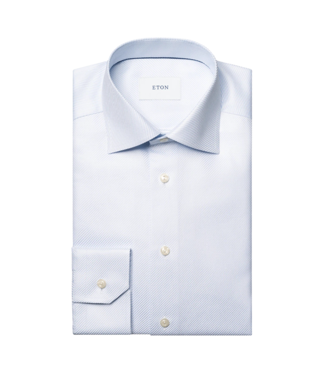 Eton Solid King Twill Shirt - Contemporary