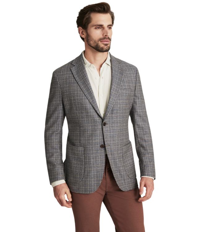 34 Heritage Matteo Mini Checked Blazer