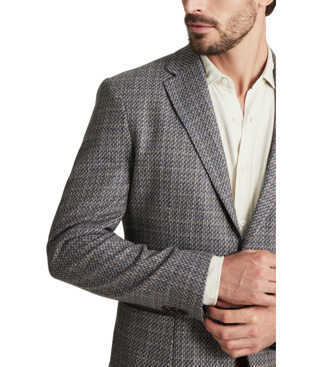 34 Heritage Matteo Mini Checked Blazer