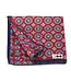 R. Hanauer Red Medallion Pine Pocket Square