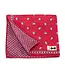 R. Hanauer Red Diamond Houndstooth Pocket Square