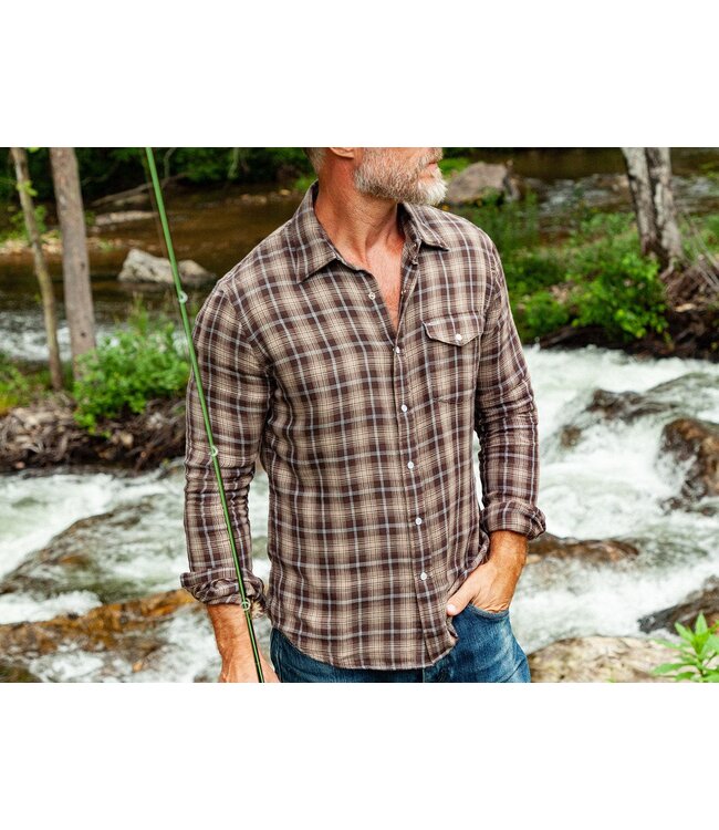 Criquet Double Cloth Flannel Pearl Snap