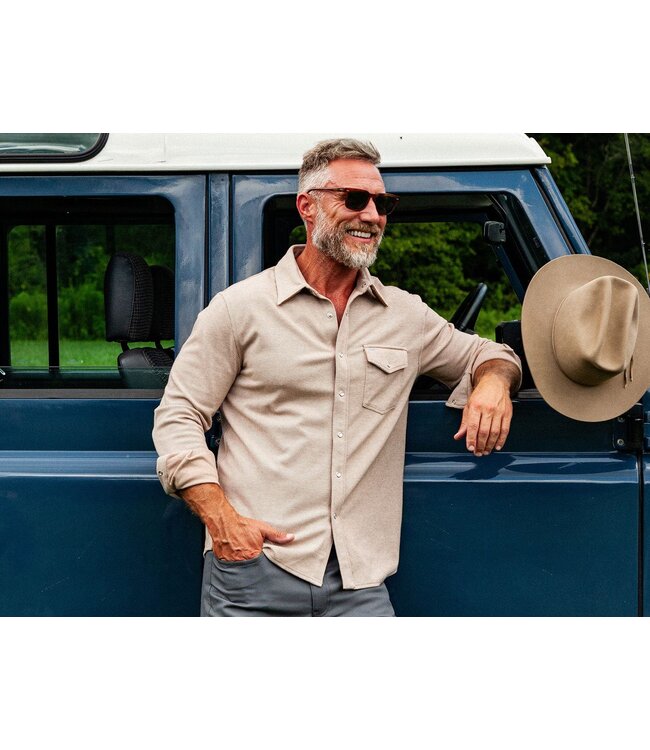 Criquet TS Chill Knit Twill Pearl Snap