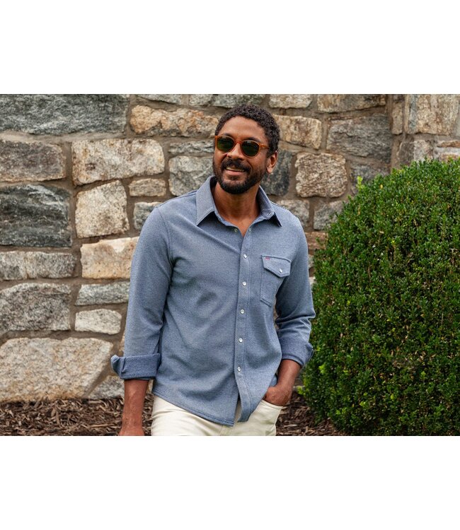 Criquet TS Chill Knit Twill Pearl Snap