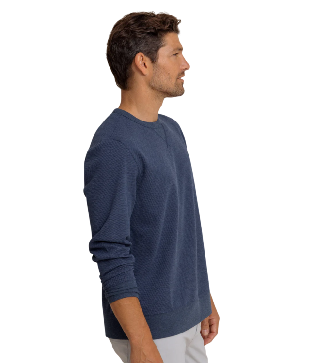 Southern Tide Lowland Luxe Textured Crew