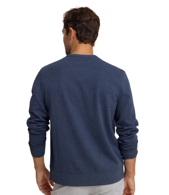 Southern Tide Lowland Luxe Textured Crew