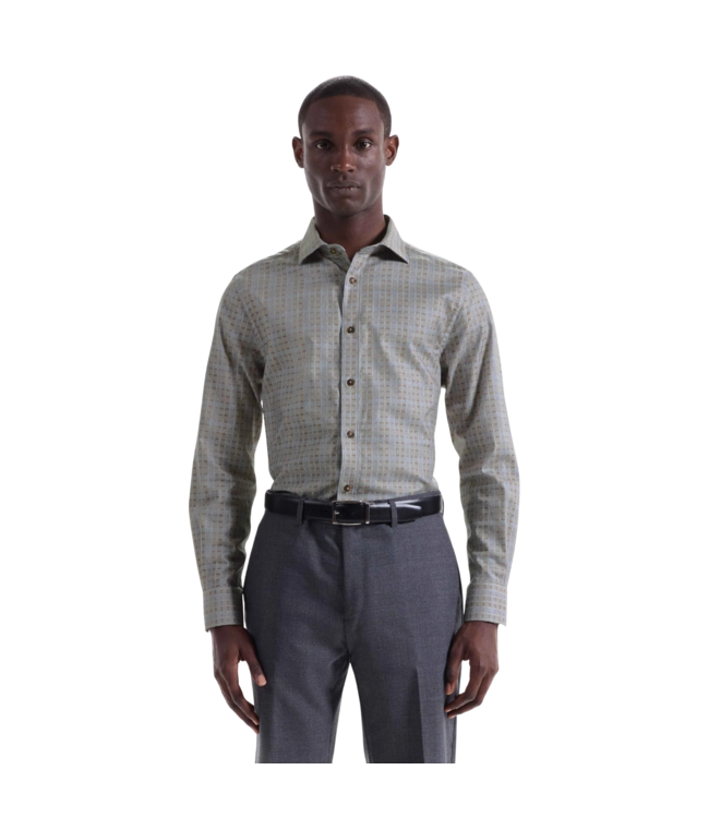 Bugatchi TS Axel Woven Shaped Shirt