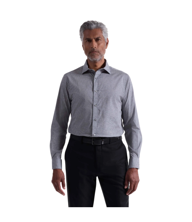 Bugatchi TS Axel Woven Shaped Shirt