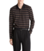 Vince Striped Jersey L/S Polo