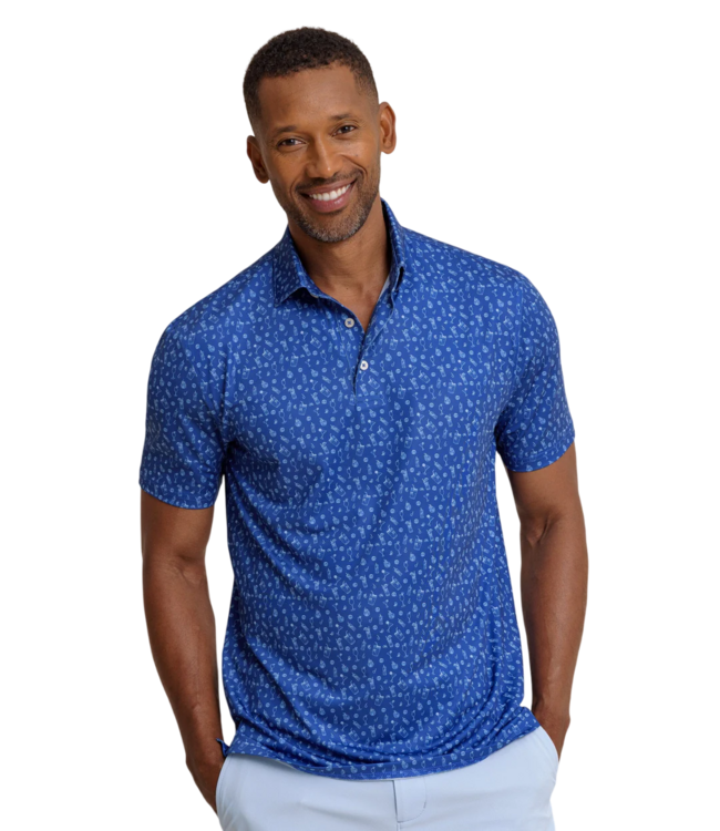 Southern Tide SS Driver Pour Decisions Polo