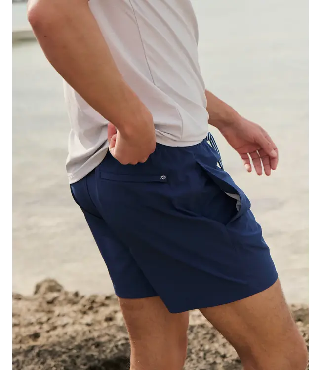 Solid Maritime Swim Trunk
