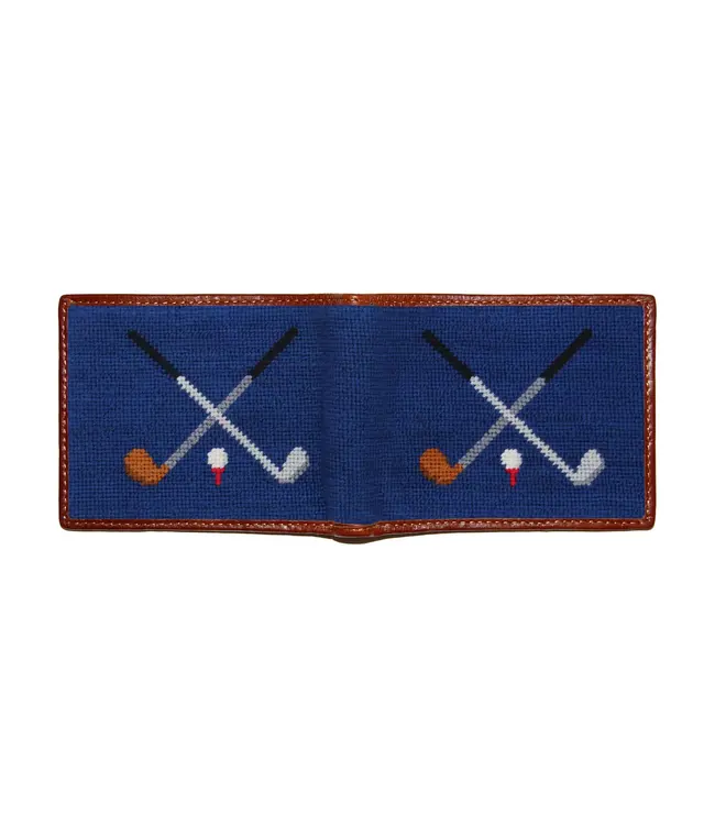 Smathers and Branson Crossed Clubs Wallet