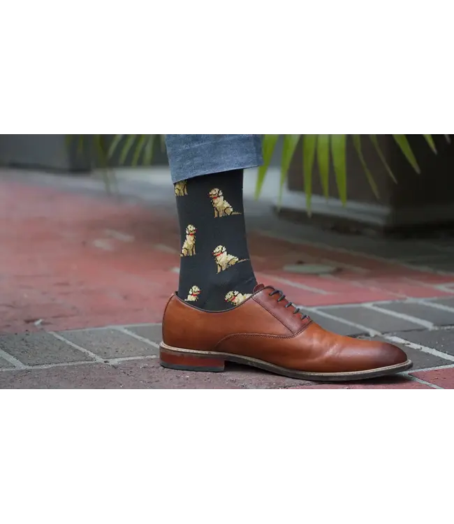 Gordon of New Orleans Golden Retriever Socks