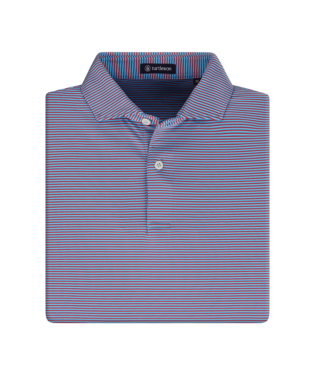Turtleson Conor Stripe 2 Button Polo