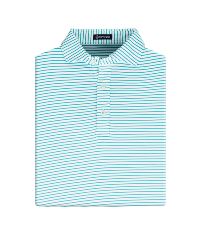 Mathew Stripe Performance Polo