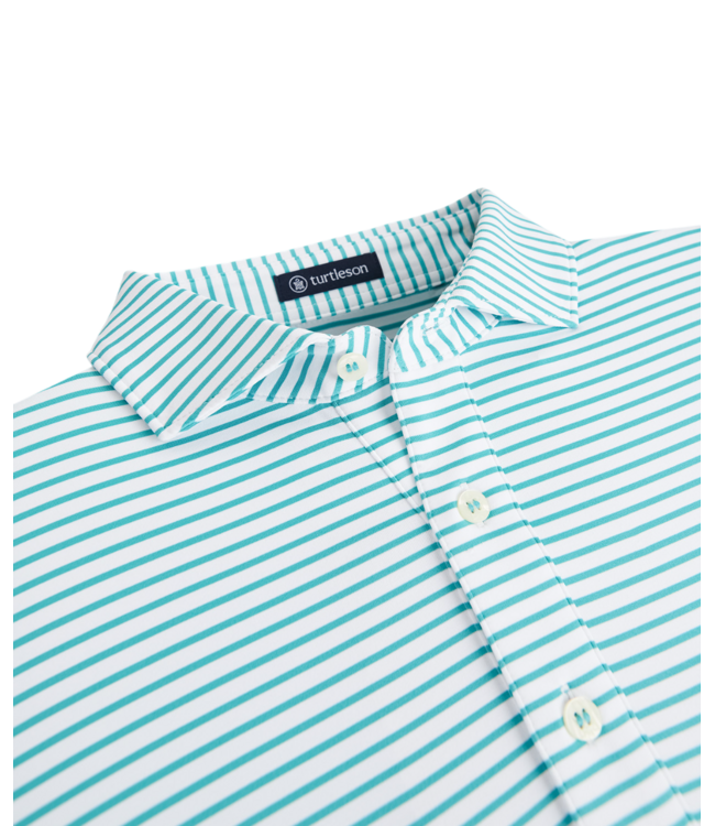 Mathew Stripe Performance Polo