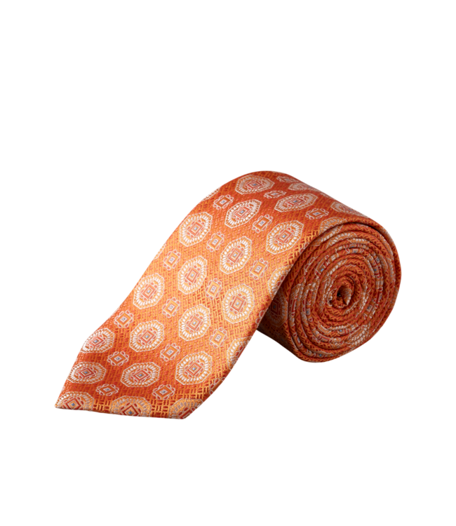 Eton Medallion Woven Silk Tie