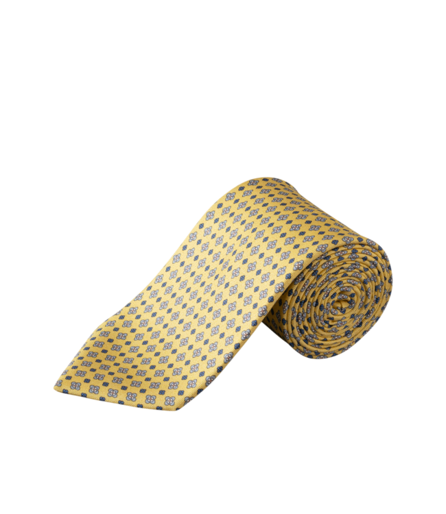 Floral Print Silk Tie