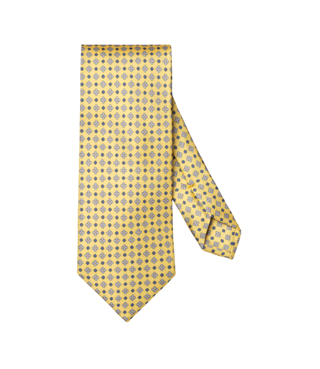 Floral Print Silk Tie