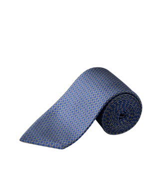 Eton Chain Print Silk Tie
