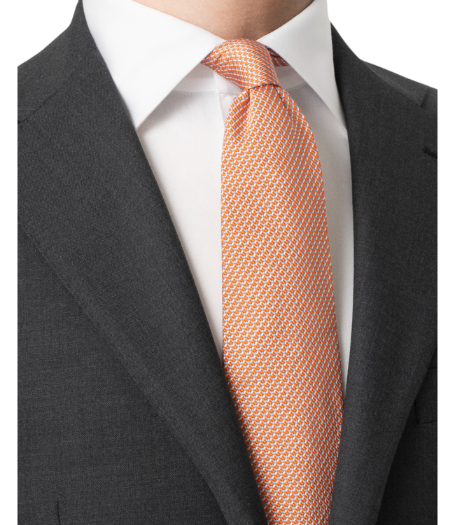 Eton Micro Woven Cotton Silk Tie