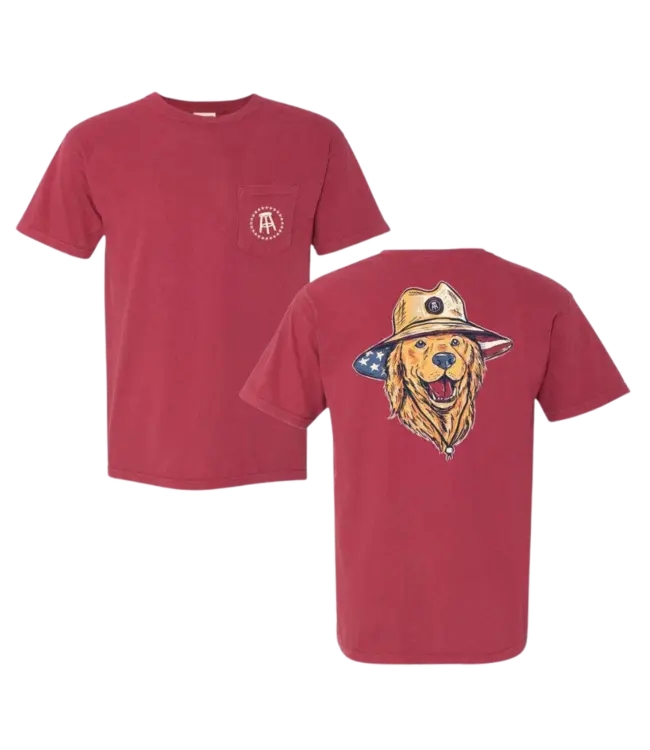 American Dog Pocket Tee