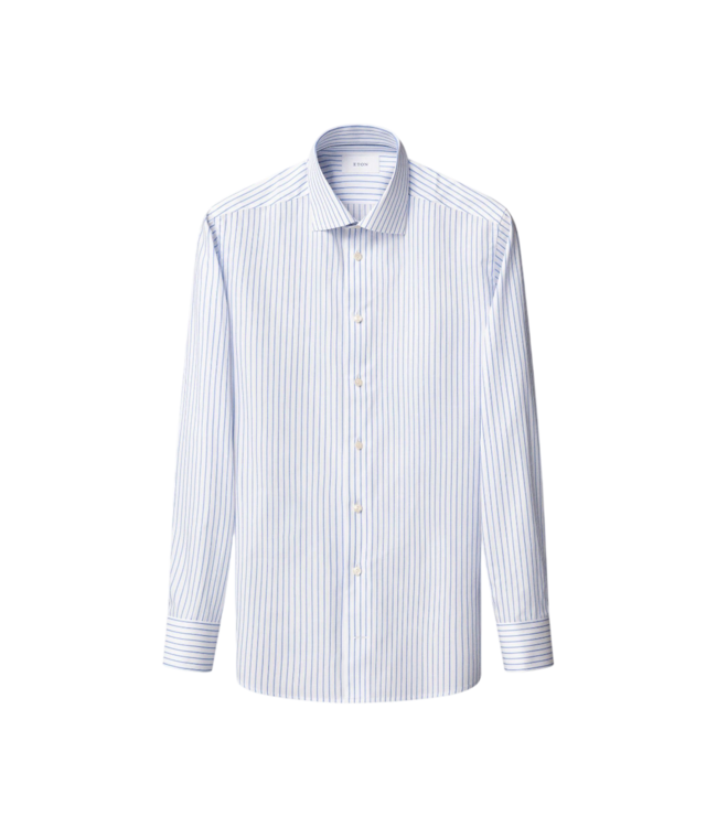 Eton Striped Signature Twill Contemporary