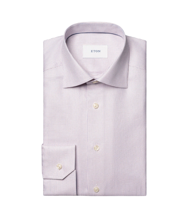 Eton Semi Solid Signature Twill Contemporary