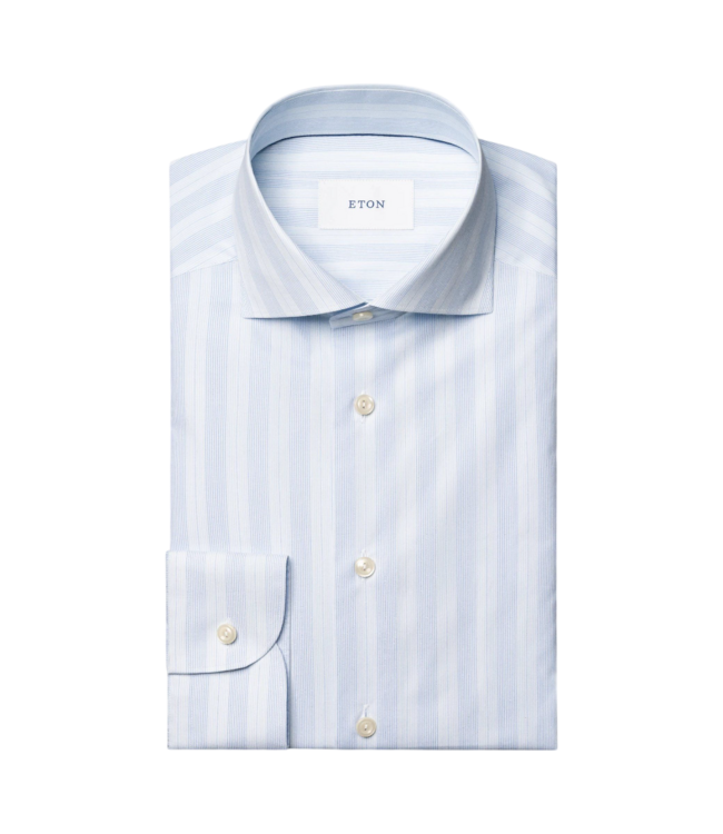 Eton Multi Striped Breeze Poplin Shirt