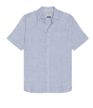 Faherty SS Palma Linen Shirt