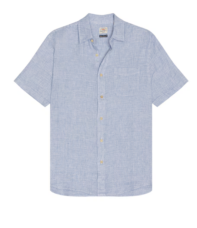 Faherty SS Palma Linen Shirt