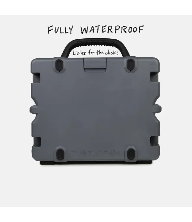 Turtlebox The Grande Large Outdoor Waterproof Speaker - Gray
