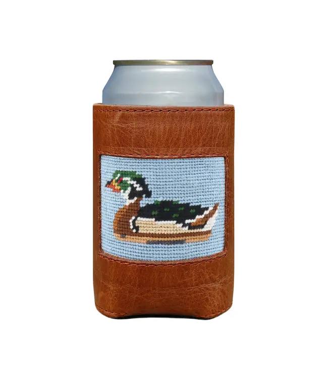 Wood Duck Decoy Can Cooler