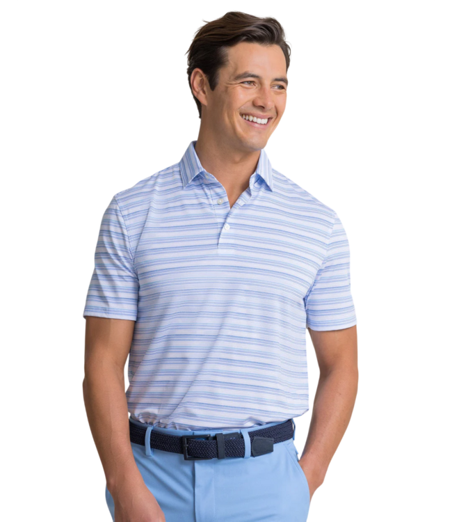 Southern Tide Driver Wild Winds Stripe Polo