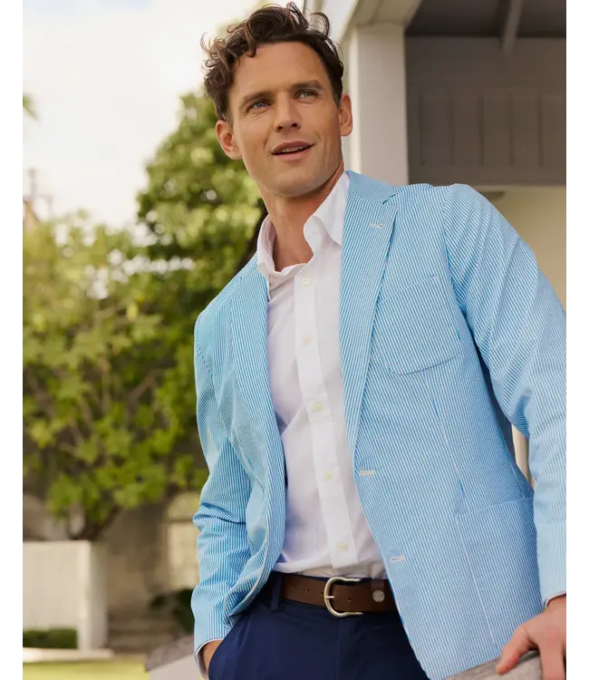Southern Tide Pamlico Seersucker Blazer