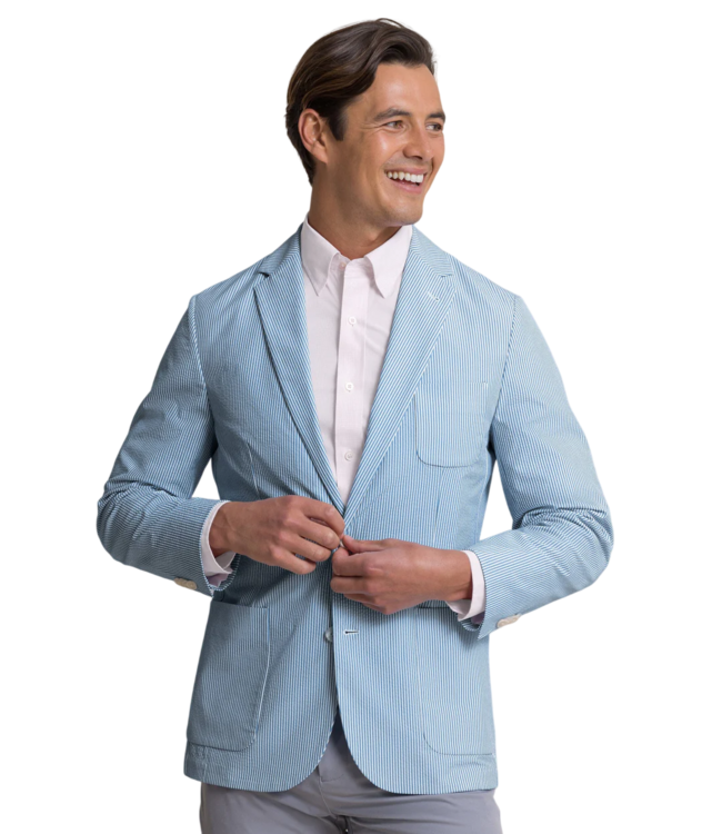 Southern Tide Pamlico Seersucker Blazer
