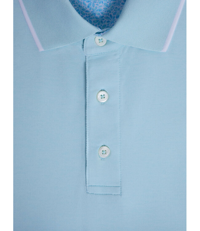 Bugatchi Three Button Performance Polo
