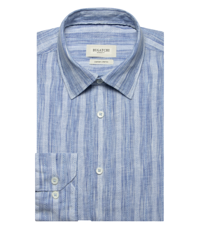 Bugatchi Julian Woven Shaped LS Shirt