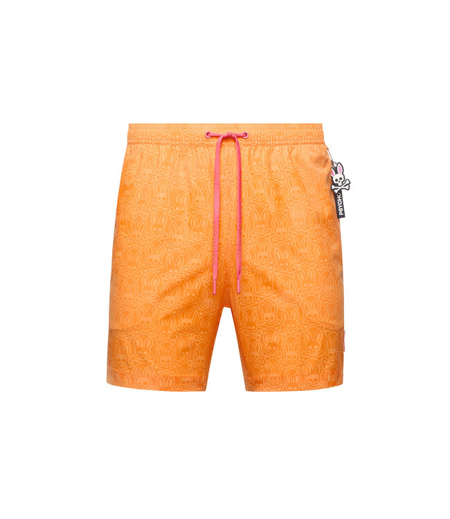 Psycho Bunny Samos Hydrochromic Printed Swim Trunk