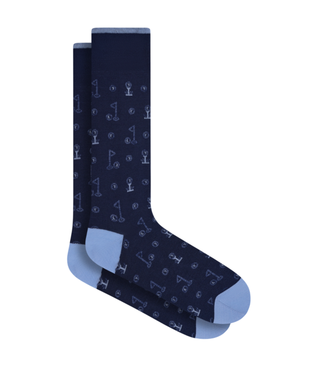 Bugatchi Golf Flag Socks