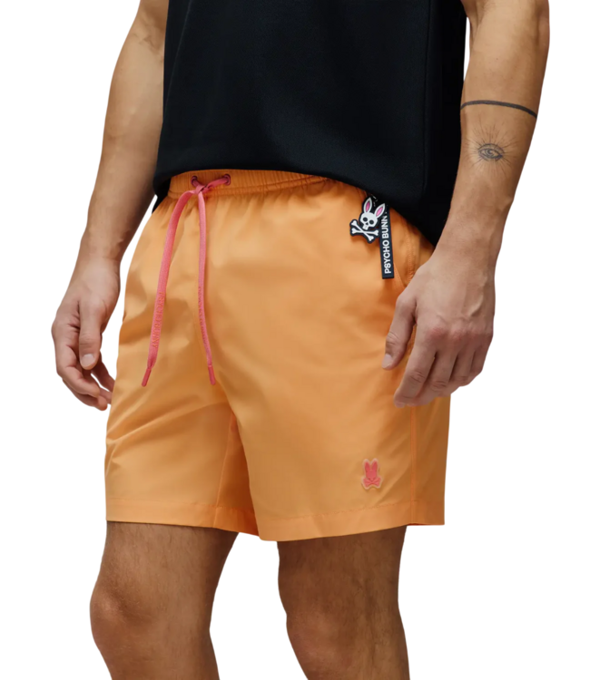 Psycho Bunny Samos Hydrochromic Printed Swim Trunk