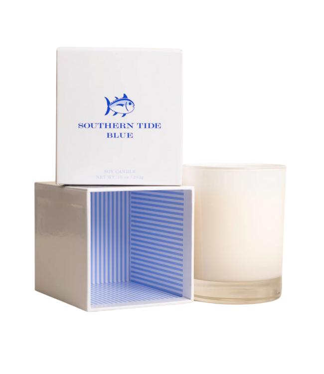 Blue Scented Candle