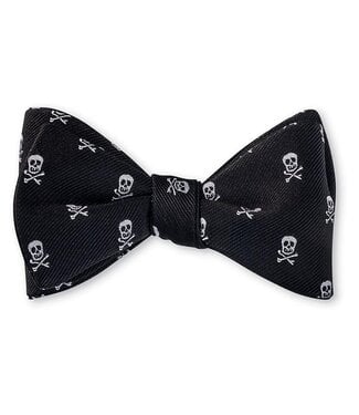 R. Hanauer Black Woven Jolly Rogers