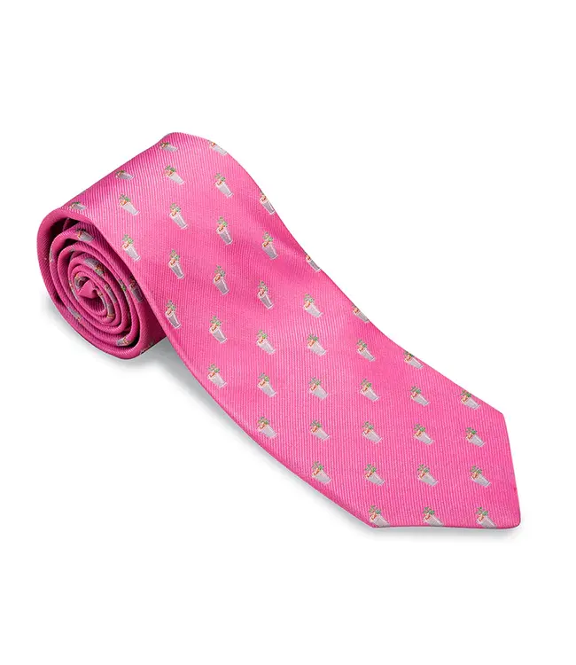 R. Hanauer Pink Mint Julep Tie