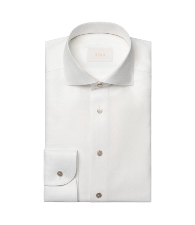 Eton Semi Solid Cotton Linen Shirt