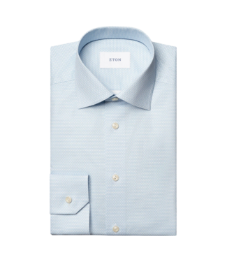 Eton Geometric Signature Twill Shirt Slim