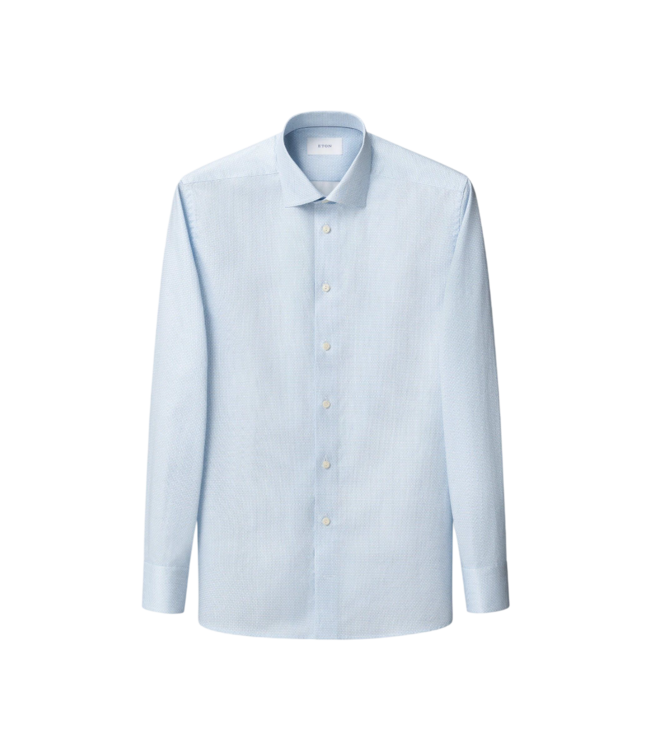 Eton Geometric Signature Twill Shirt Slim