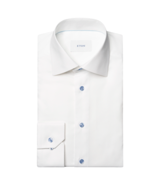 Eton Solid Cotton Lyocell Shirt Contemporary