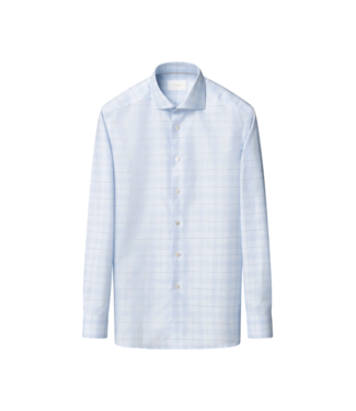 Eton Check Cotton Linen Shirt